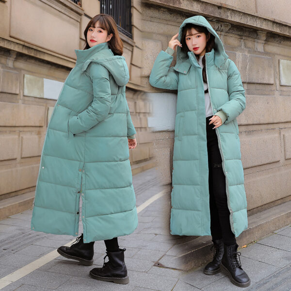 Winter Cotton Clothing Women's Extended Below The Knee - Image 9