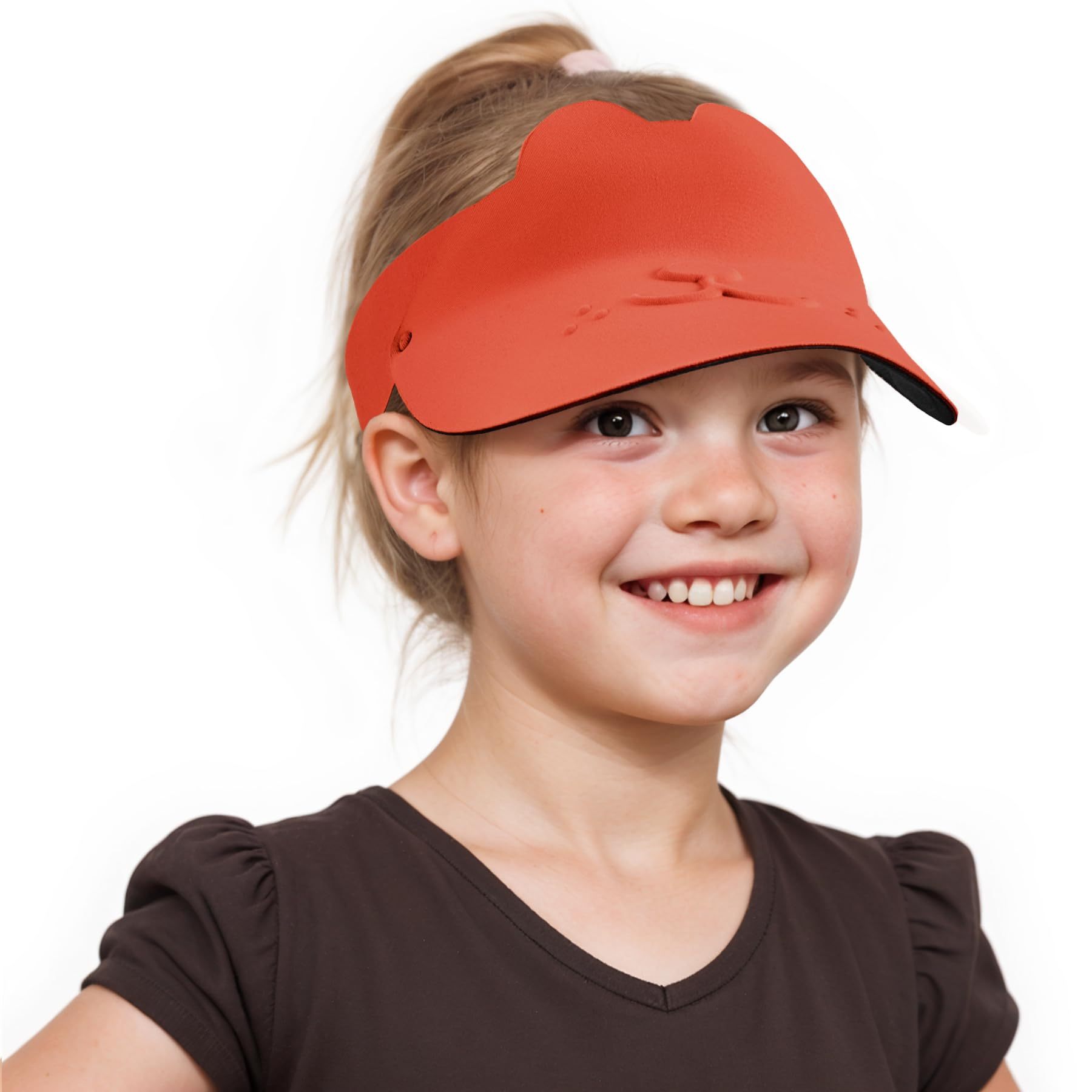 Sukeen Kids Sun Visor Hats For Girls Boys Lightweight Sport Hat Sun Hat Seamless Running Hats For Outdoor Activities - Image 4