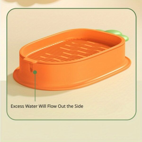 Carrot Design Cat Grass Growth Kit Grass Planting Box Plastic Pet Grass Tray Pet Supplies Including Seeds - Image 4