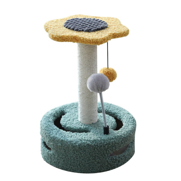 Cat Tree Multifunctional Scraping Rod Cat Teasing Pet Toy - Image 4