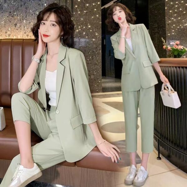 Western Style Leisure Small Suit - Image 4