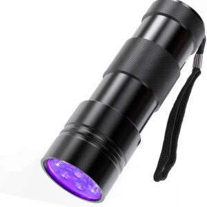 UV Flashlight LED Handheld Blacklight Flashlight Mini Light Torch Detector For Dog Pet Urine Stains Bed Bugs And Scorpions Batteries Not Included