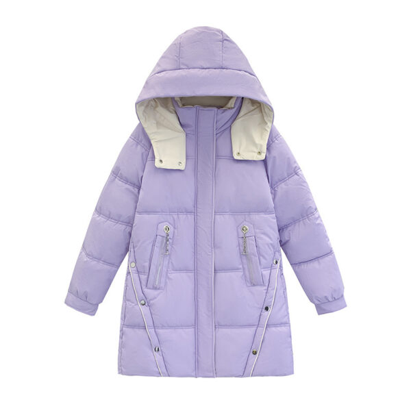 Winter Loose Down Cotton-padded Coat Women's Coat Mid-length Thickened - Image 9