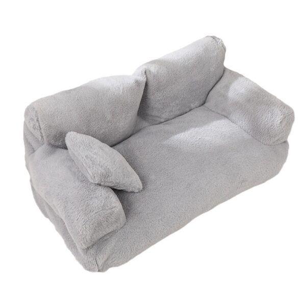 Warm Universal Rabbit Plush Pet Sofa Nest - Image 5