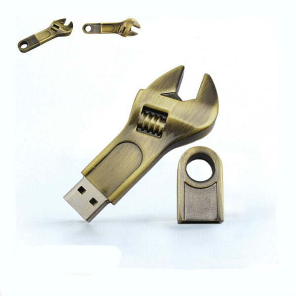Metal Wrench U Disk Enterprise Business Conference Gift Double-headed Plum Blossom Activity - Image 9
