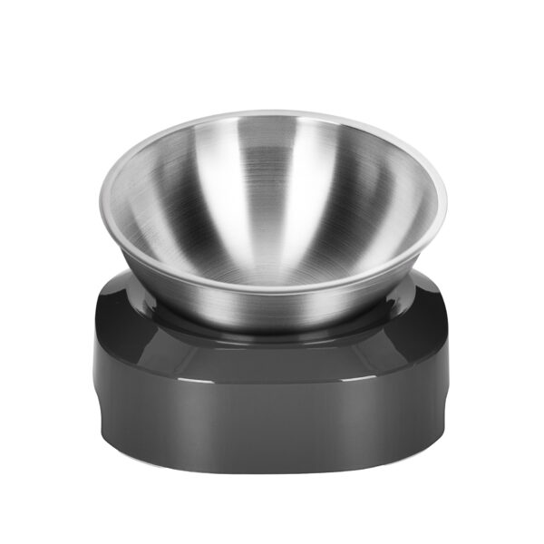 Pet Stainless Steel Bowl Pet Double Night - Image 2