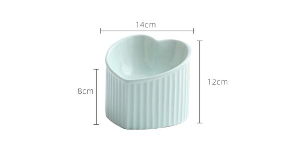 Pet Ceramic Bowl With Inclined Mouth Practical Durable Daily Indoor Pet Products - Image 9