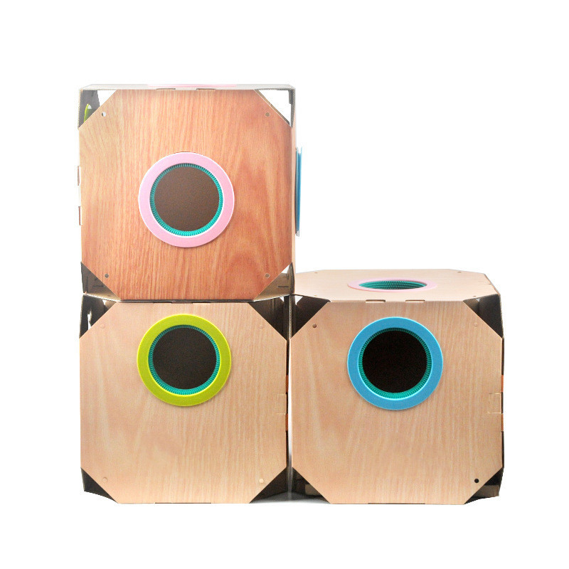 DIY Multipurpose Cat Hiding Box Toys with Cardboard Hair Removal - Image 3