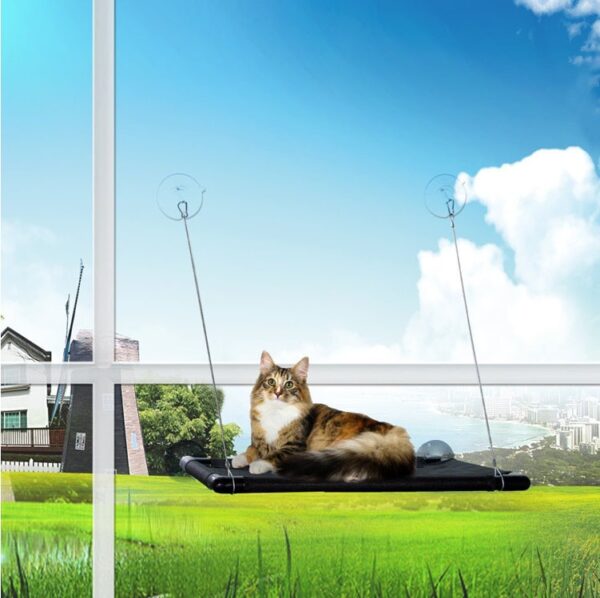 Cat hammock cat cage with suction cup - Image 2