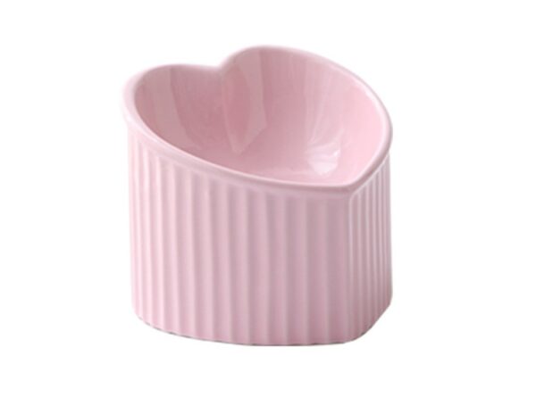 Pet Ceramic Bowl With Inclined Mouth Practical Durable Daily Indoor Pet Products - Image 2