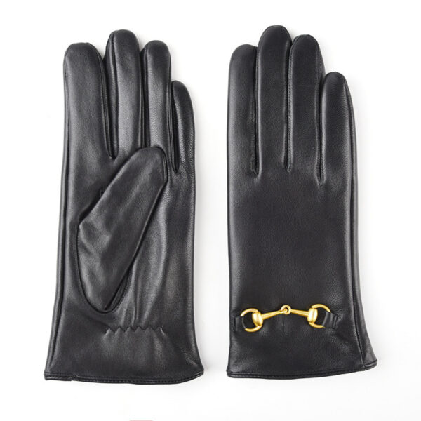 Winter Women's Warm Leather Gloves - Image 6