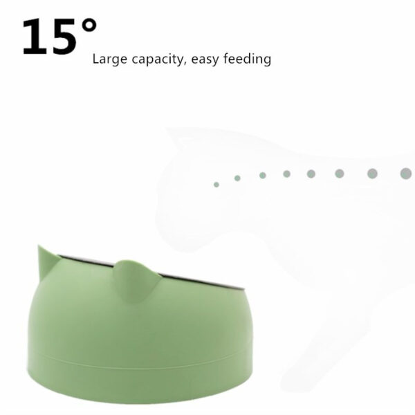 Protective Cervical Cat Bowl Oblique Mouth Pet Bowl - Image 4