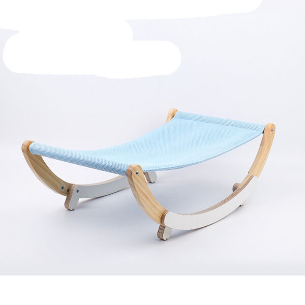 Solid Wood Cat Rocking Hammock Dual Purpose - Image 5