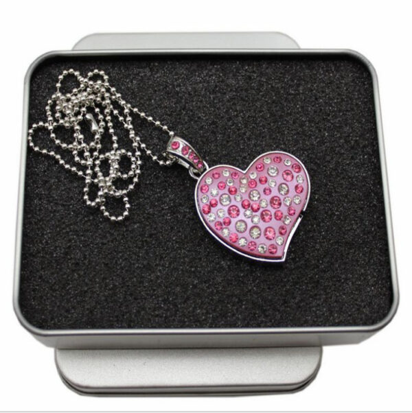 Heart Shaped USB Flash Drive With Drill - Image 3