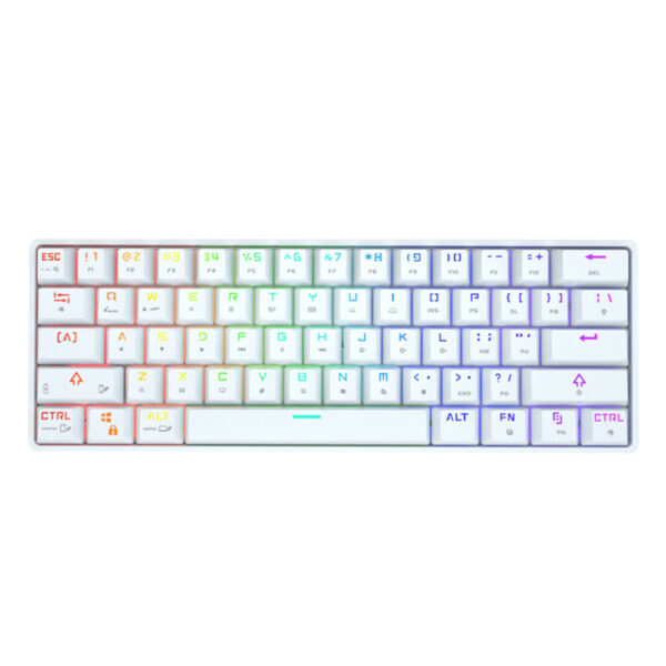 Wireless Bluetooth Keyboard Colorful PBT Keycaps Mechanical Keyboard - Image 3