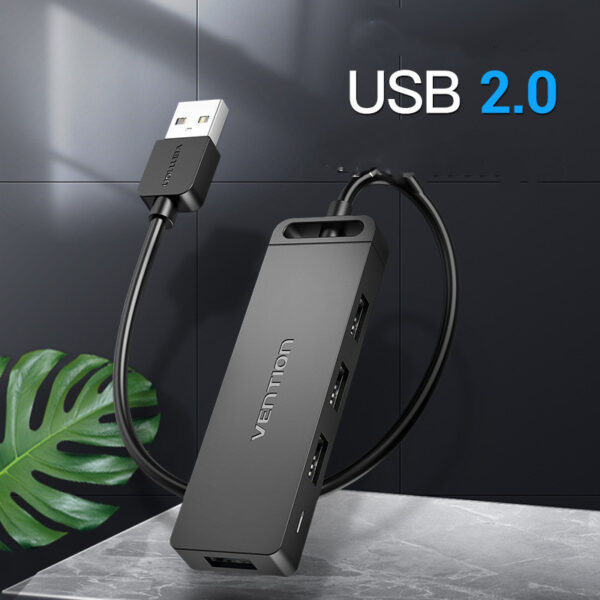 Chm Series Usb2.0 To Usb2.0X4 and Micro Usb Power Supply Black 0.5M - Image 4