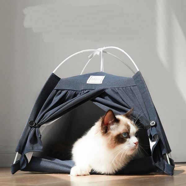 Summer New Style Removable Cotton And Linen Tent Nest - Image 6