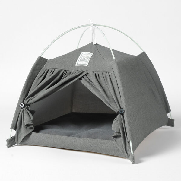 Summer New Style Removable Cotton And Linen Tent Nest - Image 3