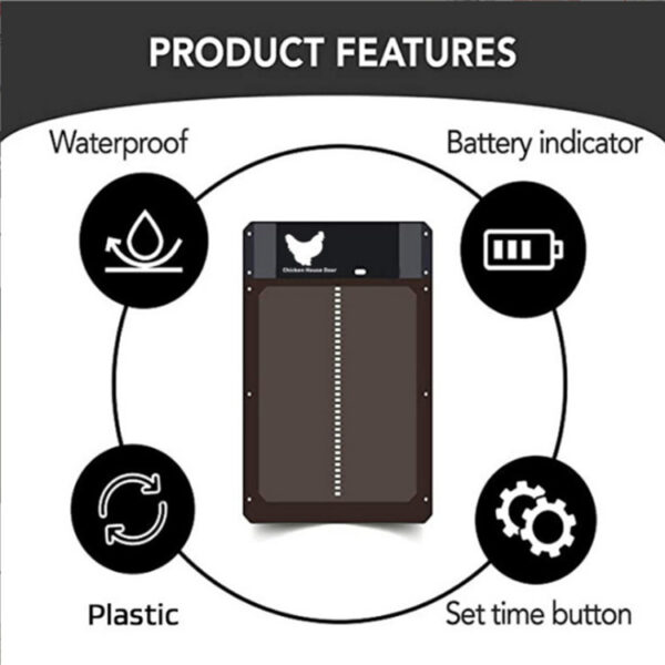 Coop Pet Door Automatic Chicken Coop - Image 9