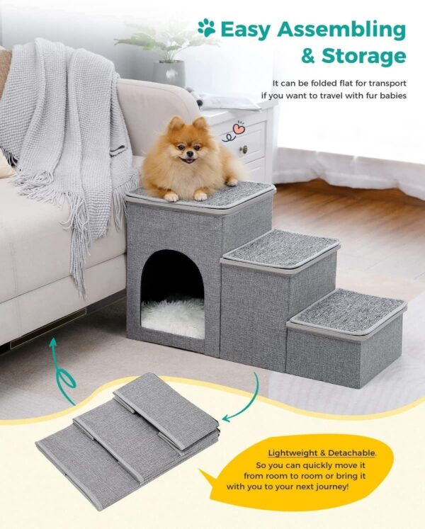 Pet Ladder Dogs And Cats Step Foldable - Image 2