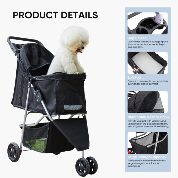 Cat And Dog Pet Cart - Image 4