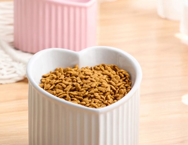 Pet Ceramic Bowl With Inclined Mouth Practical Durable Daily Indoor Pet Products - Image 7