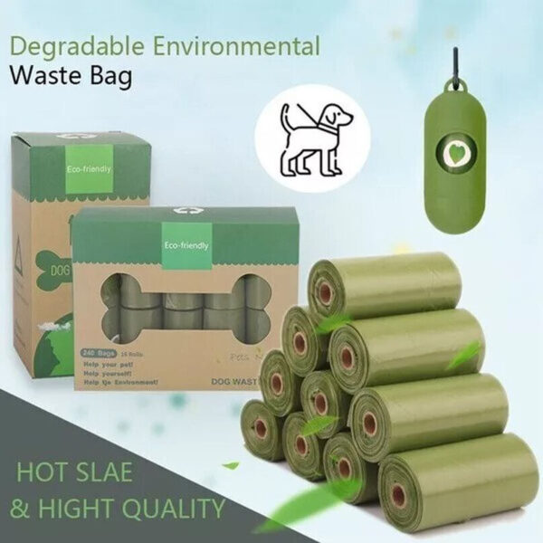 Biodegradable Dog Poo Bags Scented Pet Poo Waste Bags Degradable Garbage Bag - Image 3