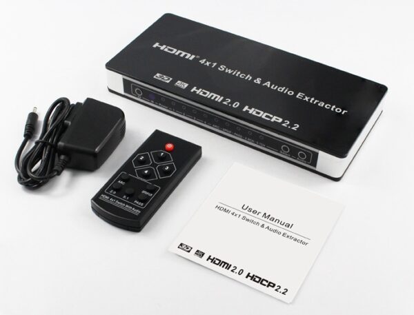 Switch With Audio Four In And One Out - Image 2