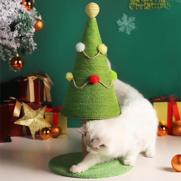 Natural Christmas Tree Cat Climbing Frame - Image 7