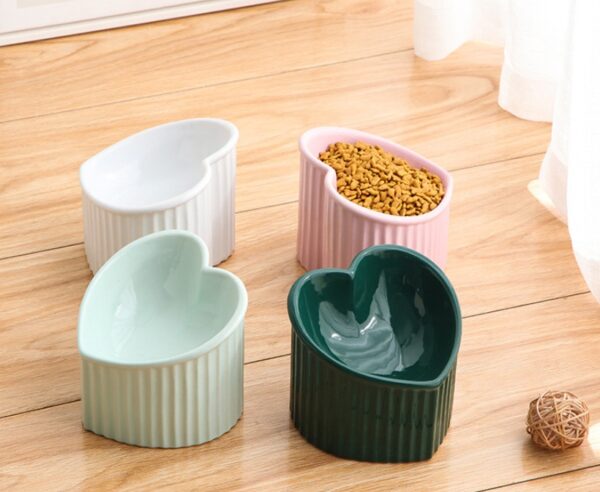 Pet Ceramic Bowl With Inclined Mouth Practical Durable Daily Indoor Pet Products - Image 8