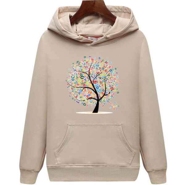 Women's Hooded Pullover Printed Fashionable Casual Loose Hoodie - Image 5