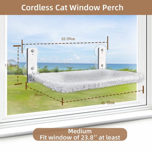 Pet Supplies Cordless Window Perches Cat Hammock Indoor Foldable Seat Pet Convenient Cordless Hammock - Image 10