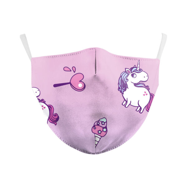 Christmas Single Corner Print Double Layer Dust Mask - Image 3