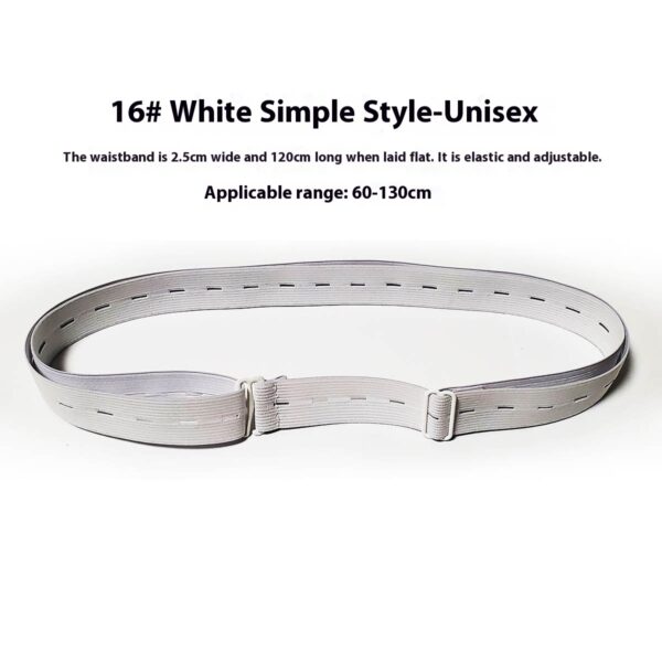 Fixed Anti Slip Buttonhole Simple Shirt Strap - Image 8