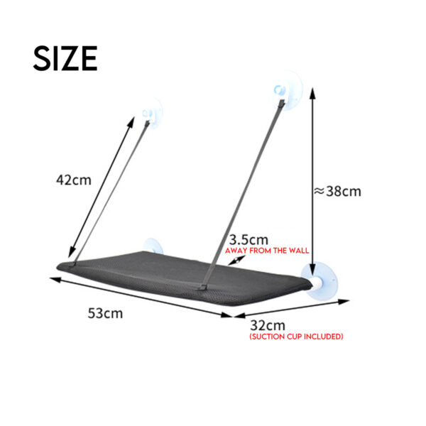 Suction cup pet hanging bed - Image 3