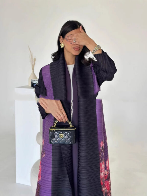 Printed Shawl Cardigan Ethnic Style Wear - Image 6