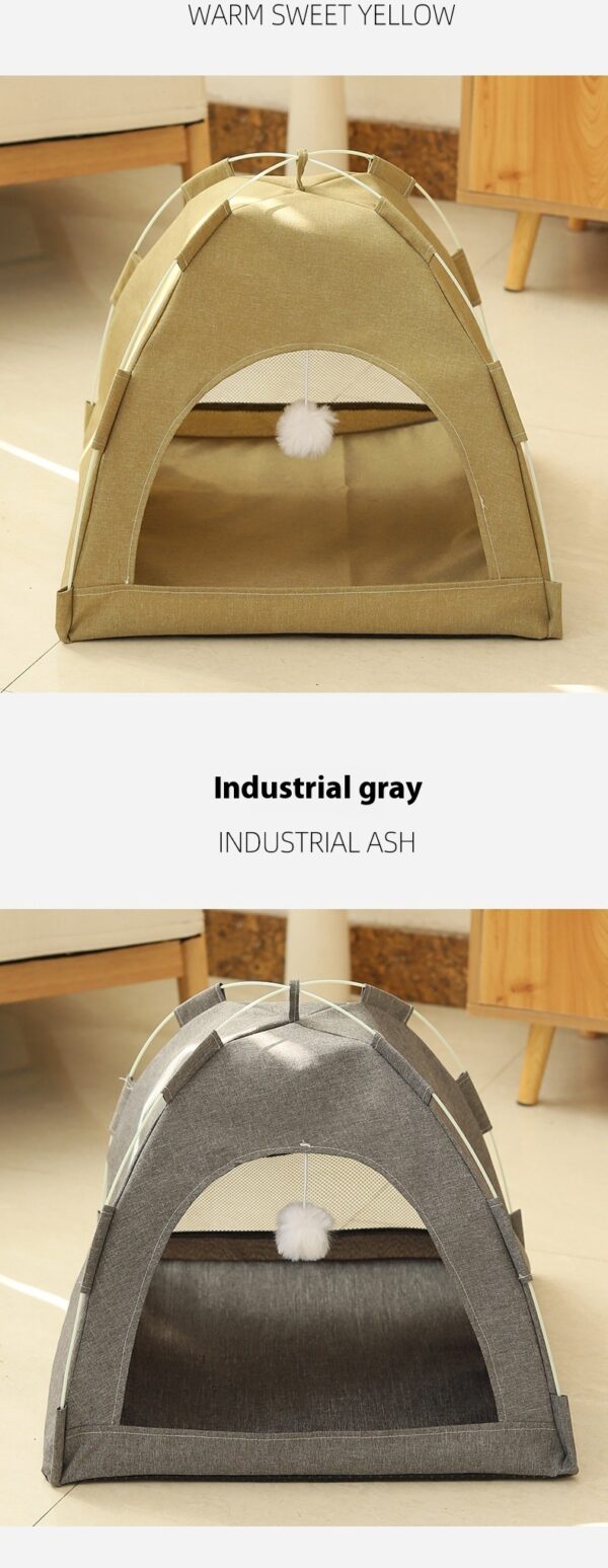 Cathouse Doghouse Breathable Tent Nest Indoor Outdoor Universal Pet Room - Image 7