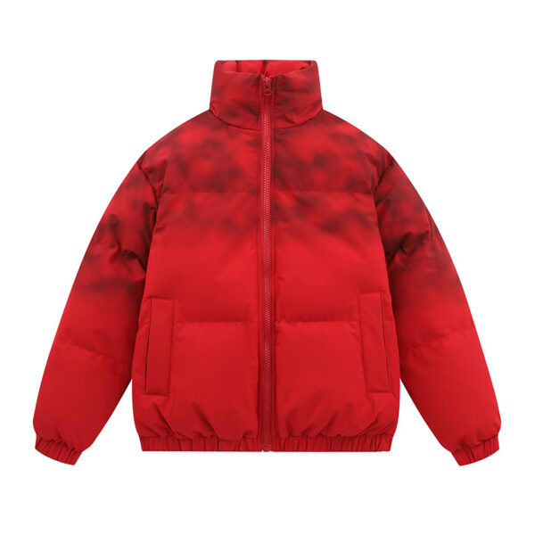 Casual Fashion Gradient Trendy Cotton Clothing Coat For Men - Image 4