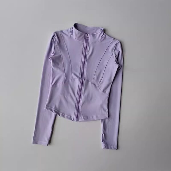 Stand Collar Jacket Thin Fitness Top Yoga Clothes Long Sleeve - Image 10