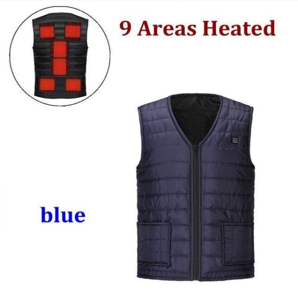 Five Suits In Winter With Smart USB Charging Heating Vest - Image 3