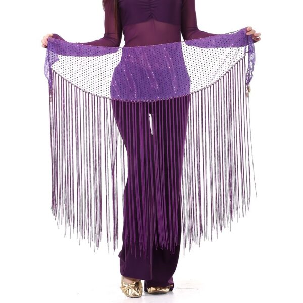 Highlight Tassels Waist Chain Practice Clothes Hip Scarf - Image 9