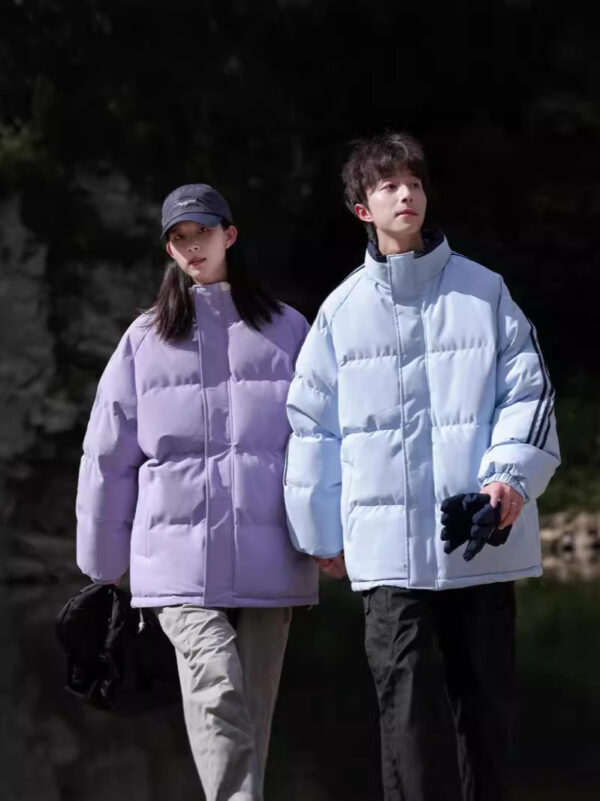 Down Cotton-padded Coat Winter Warm Thickened Puffer Jacket - Image 10
