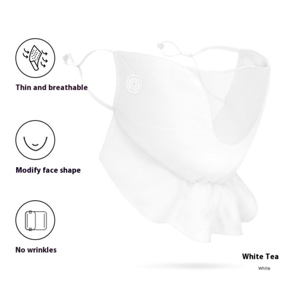 Women's Outdoor Driving Cycling UV-proof Chiffon Sunscreen Mask - Image 6