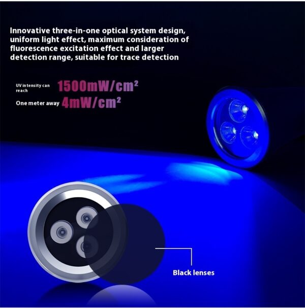 UV Flashlight Pet Urine Stain Marks Insect Epidemic Prevention Detector - Image 2