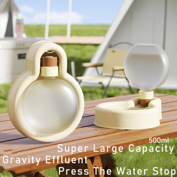 500ml Portable Cat Dog Water Bottle Sealed Travel Puppy Cats Fold Drinking Bowl Outdoor Pet Water Dispenser Pet Products - Image 8