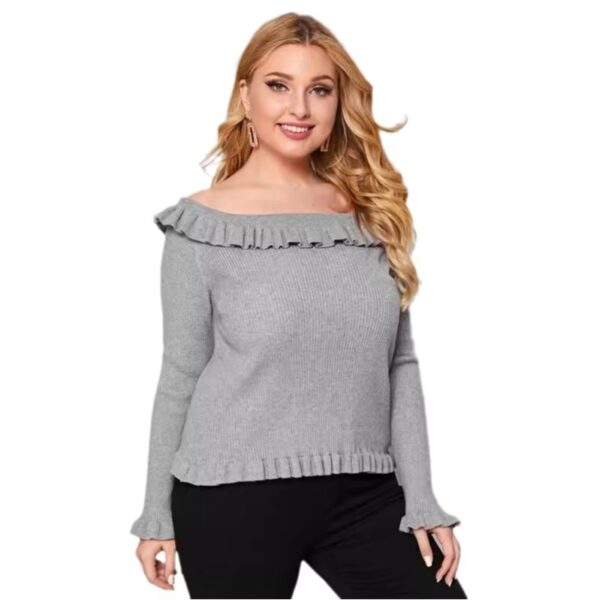 Large Size Women's Sweater - Image 3