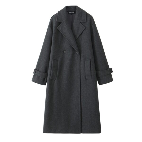 Fashion Simple Loose Soft Long-cut Coat - Image 6