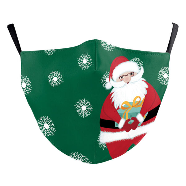 Christmas Digital Printing Protective Mask - Image 2