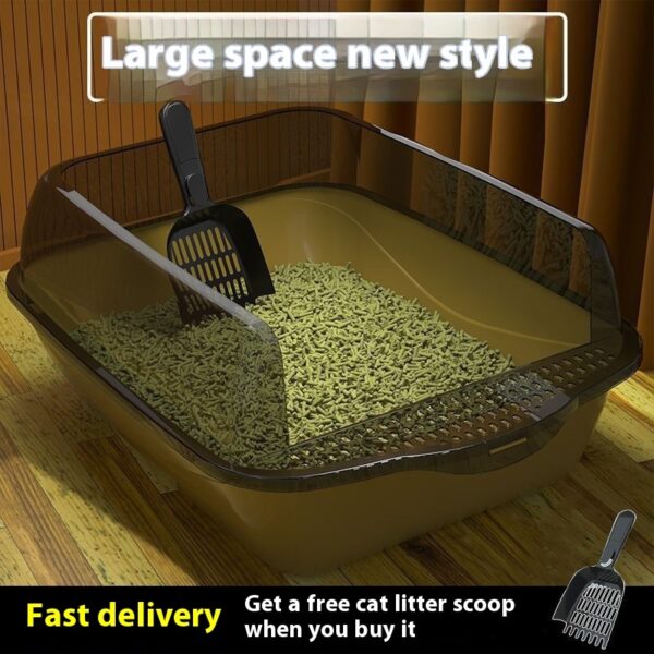 Litter Box Splash-proof Semi-closed - Image 2