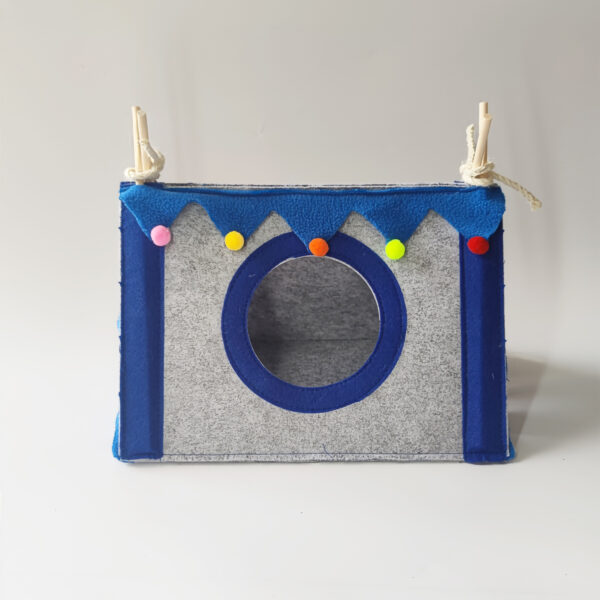 Small Pet Rabbit Nest Hamster Corner House Tent - Image 5